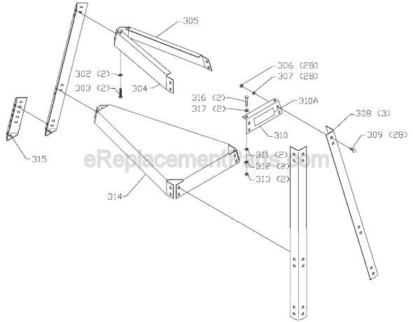 Page C Diagram and Parts List for 40-680 Type 1 Delta Scroll Saw