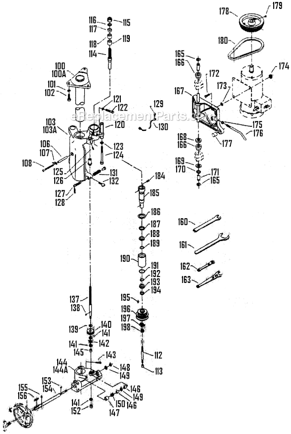 Page B Diagram and Parts List for 43-420 Type 1 Delta Shaper