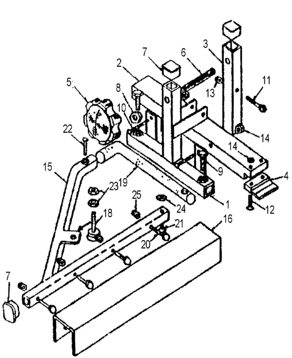 Delta 78-988 Type-1 Diagram and Parts List for 78-988 Type-1 Delta Saw