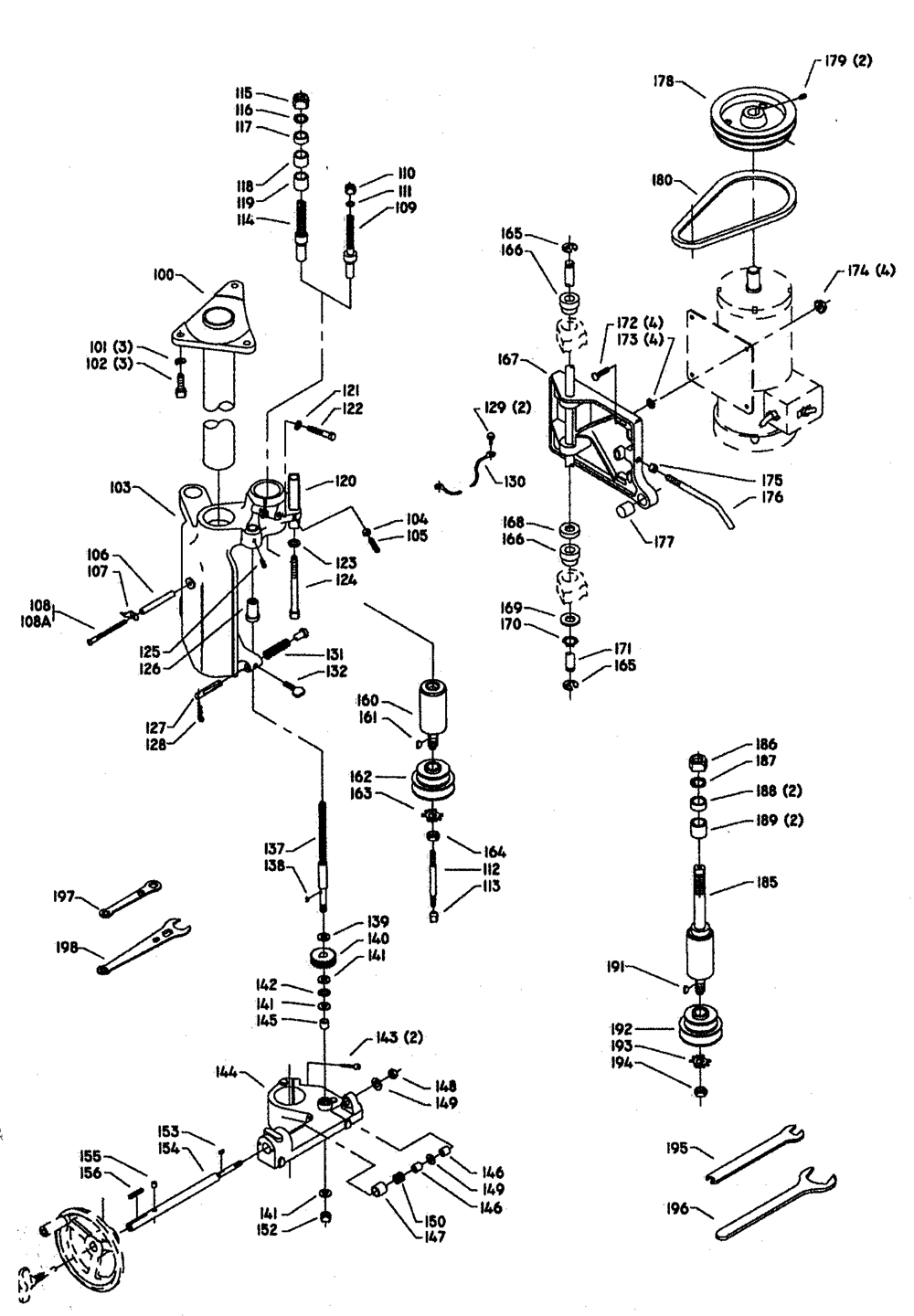 Diagram 1 Diagram and Parts List for J-43-375 Type 2 Delta Shaper