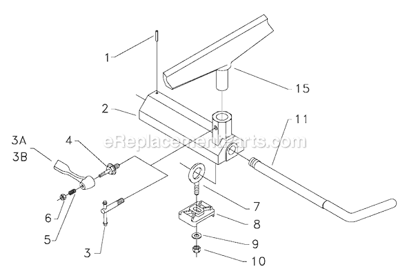 Page A Diagram and Parts List for 46-707 Type 1 Delta Tool Stand & Cart
