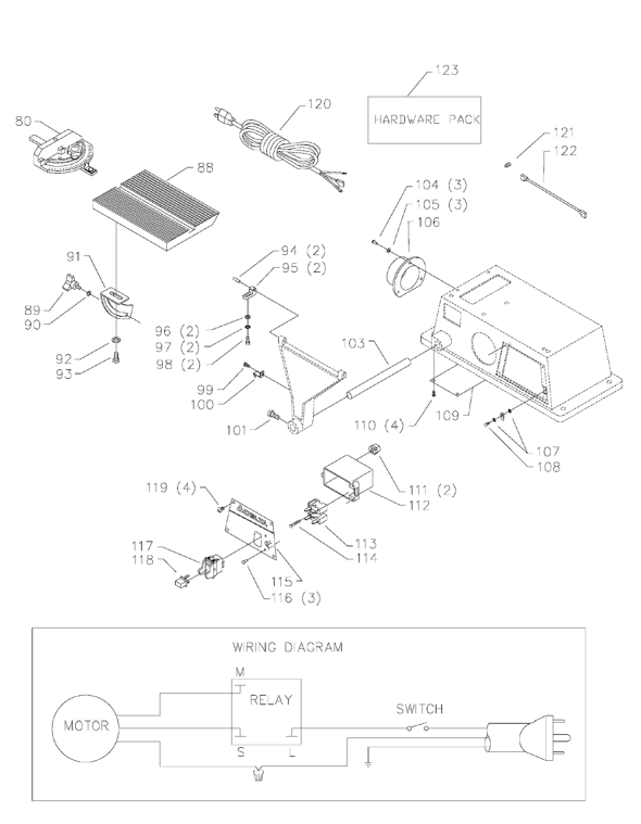 Delta Sa446 Diagram and Parts List for SA446  Delta Sander Grinder