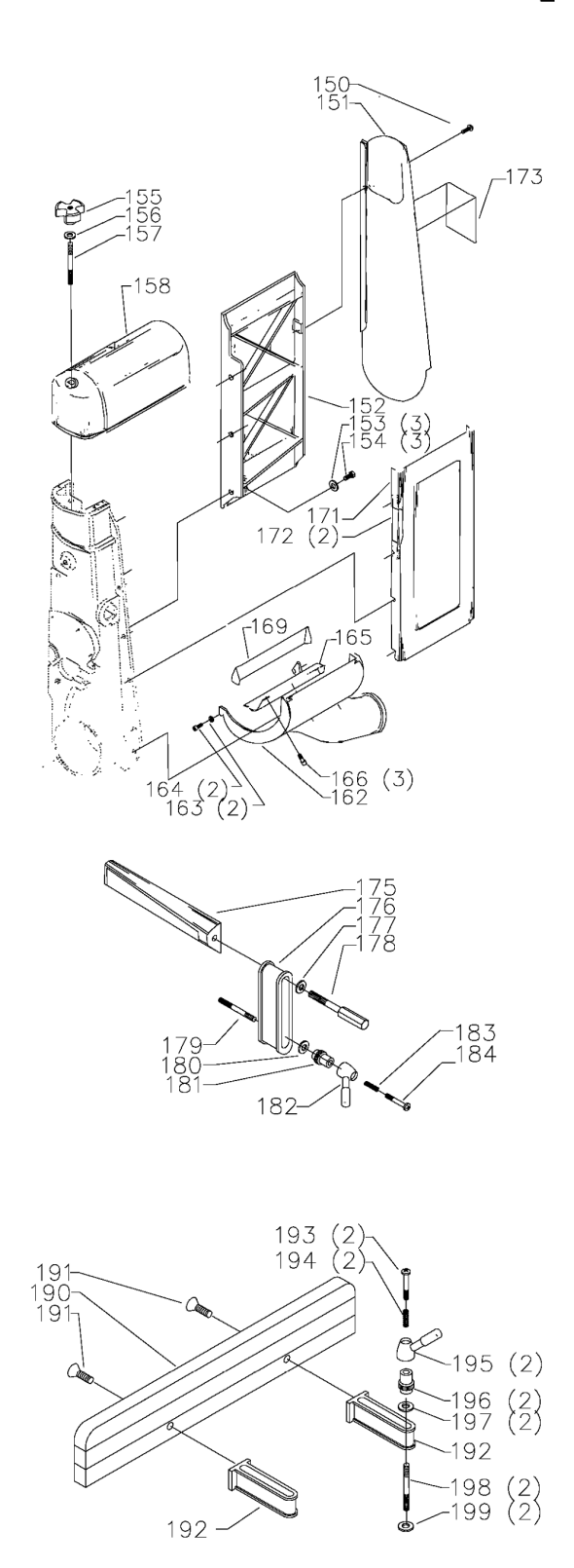 Delta 31-731a Diagram and Parts List for 31-731A  Delta Sander Grinder