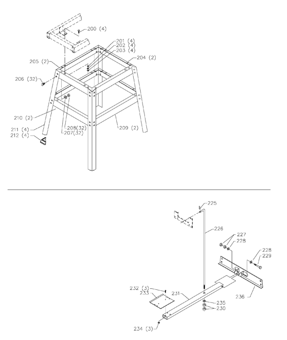 Delta 32-325 Type-1 Diagram and Parts List for 32-325 Type-1 Delta Drill Press