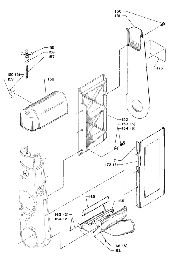 Delta 31-710 Diagram and Parts List for 31-710  Delta Sander Grinder