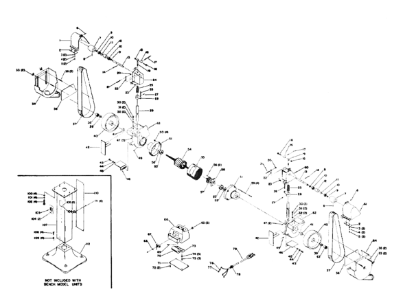 Delta 23-909 Diagram and Parts List for 23-909  Delta Planer Jointer
