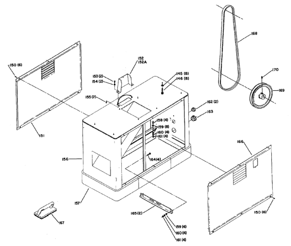 Delta 52-851 Type-1 Diagram and Parts List for 52-851 Type-1 Delta Planer Jointer