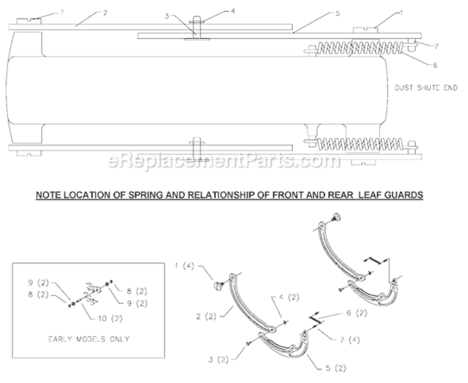 Page A Diagram and Parts List for 733449 Type 1 Delta Table Saw Accessories