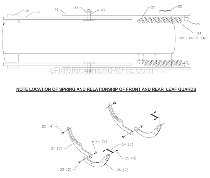 Page A Diagram and Parts List for 733450 Type 1 Delta Table Saw Accessories