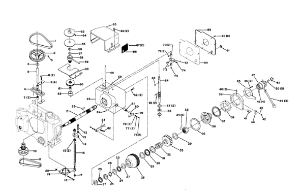 Delta 17-215 Diagram and Parts List for 17-215  Delta Drill Press
