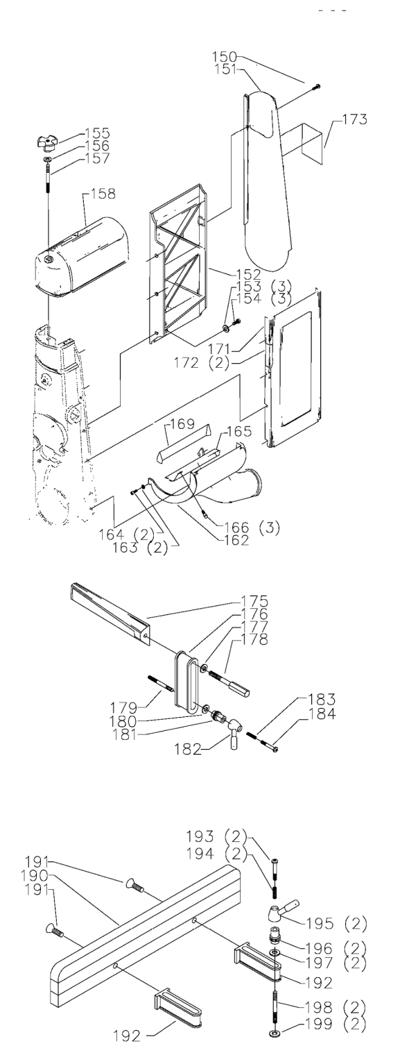 Delta 31-731 Diagram and Parts List for 31-731  Delta Sander Grinder