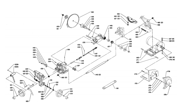 Delta 34-441 Diagram and Parts List for 34-441  Delta Saw