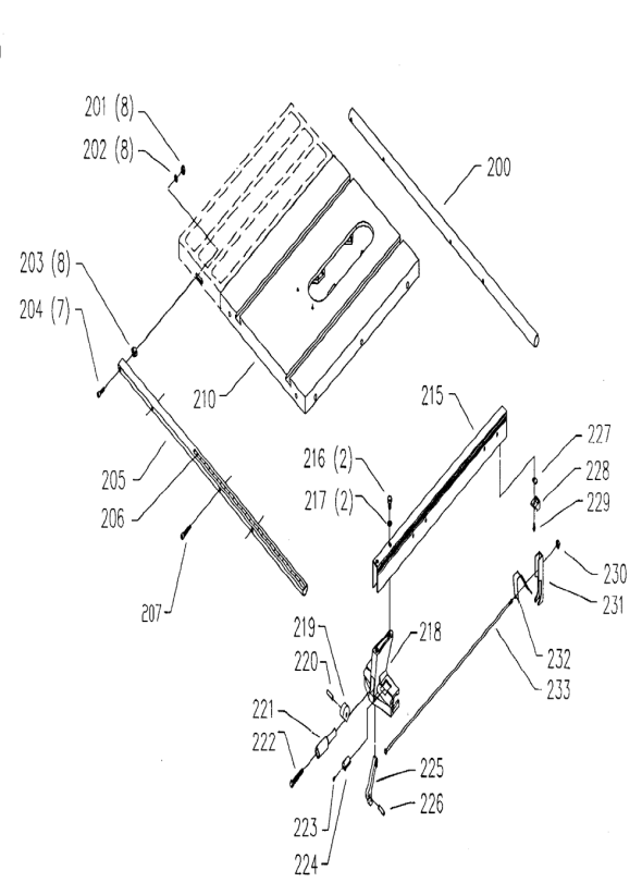 Delta 36-635 Diagram and Parts List for 36-635  Delta Saw