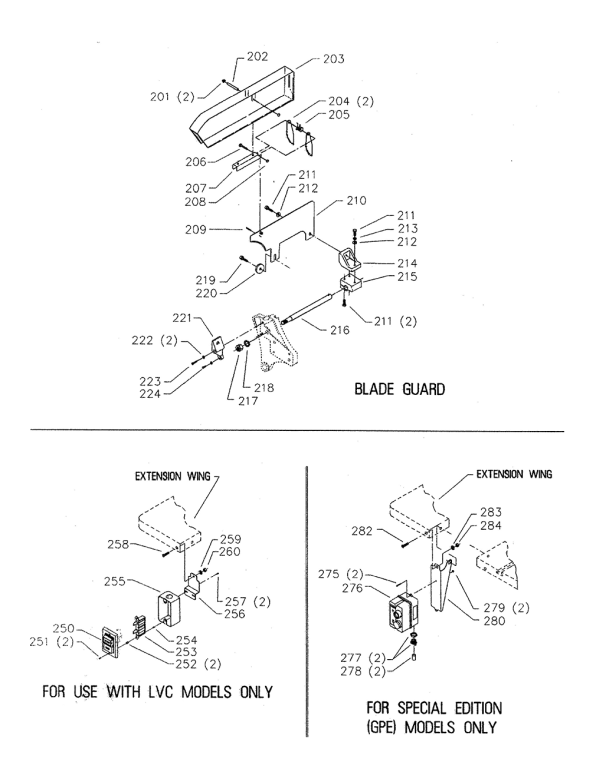 Delta 34-802 Type-4 Diagram and Parts List for 34-802 Type-4 Delta Saw
