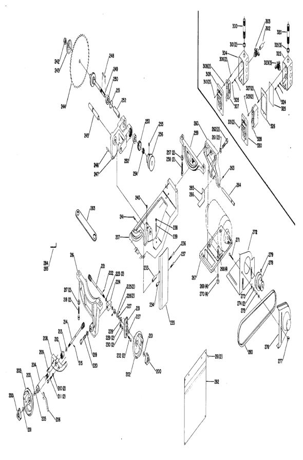 Delta 34-429 Diagram and Parts List for 34-429  Delta Saw