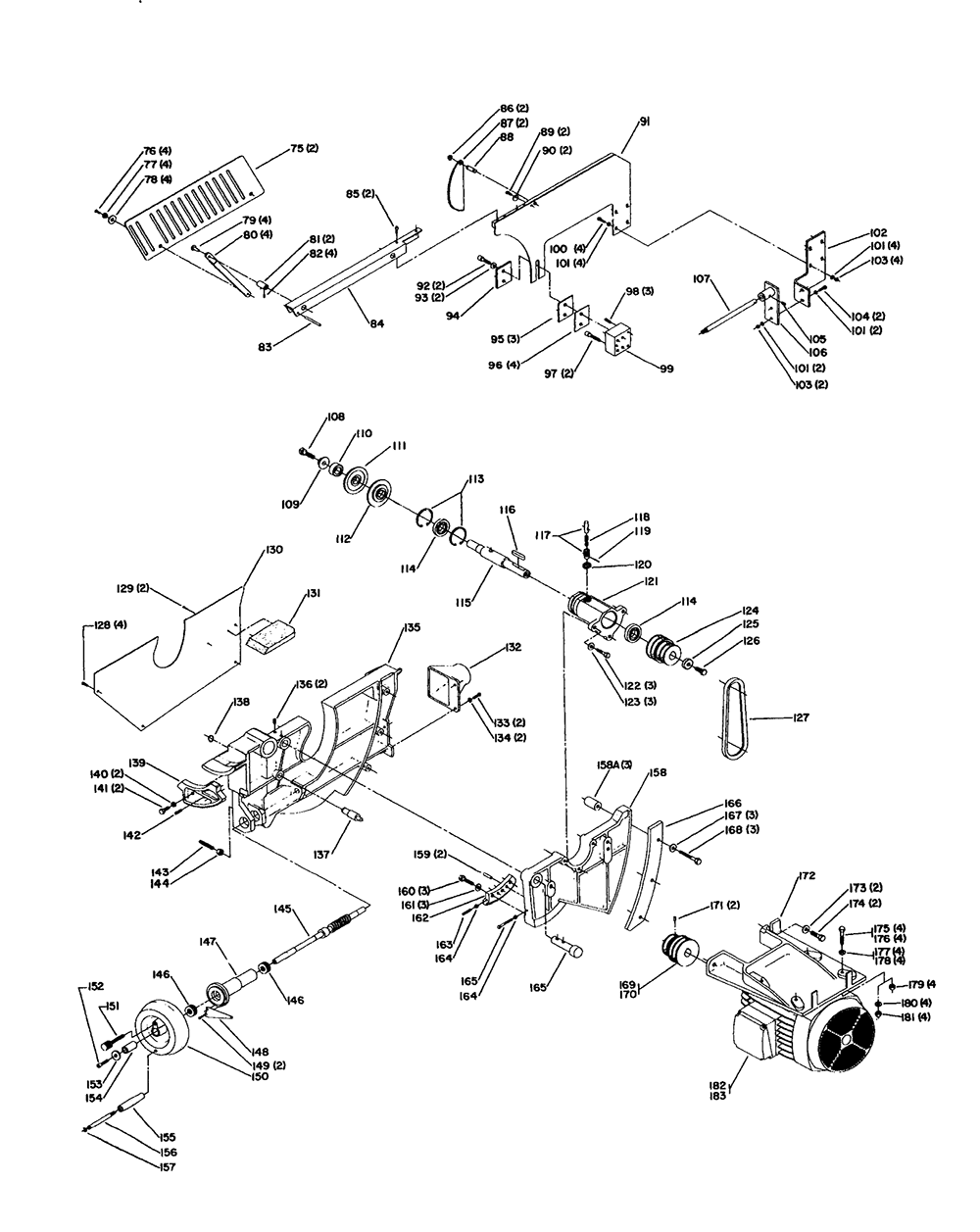 Diagram 1 Diagram and Parts List for RT-40  Delta Saw