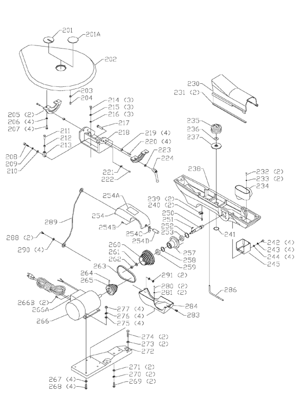 Delta 40-680 Diagram and Parts List for 40-680  Delta Saw