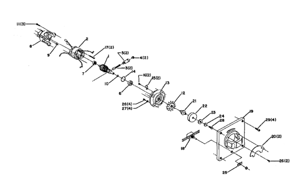 Delta 28-701 Diagram and Parts List for 28-701  Delta Bench Grinder