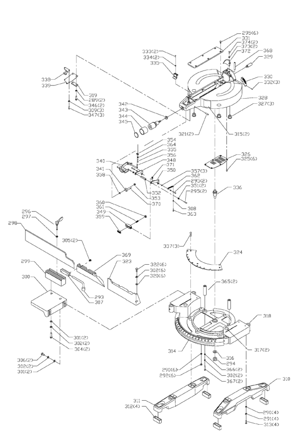 Delta 36-255l Diagram and Parts List for 36-255L  Delta Saw