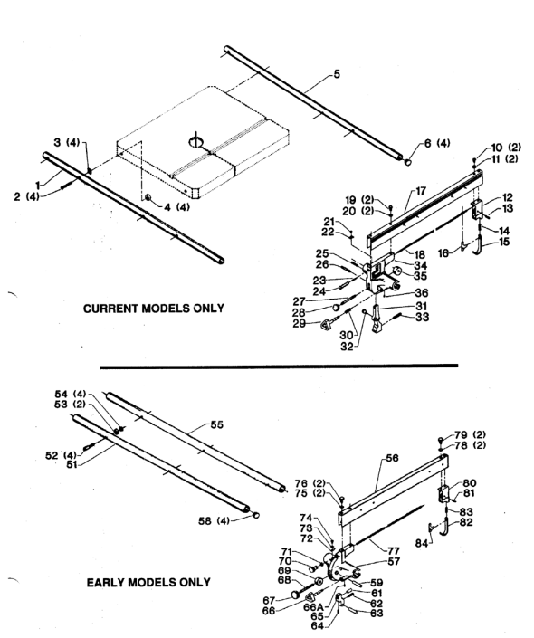 Delta 28-862 Diagram and Parts List for 28-862  Delta Saw