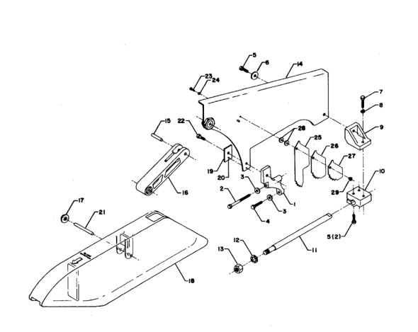 Delta 34-953 Diagram and Parts List for 34-953  Delta Miscellaneous
