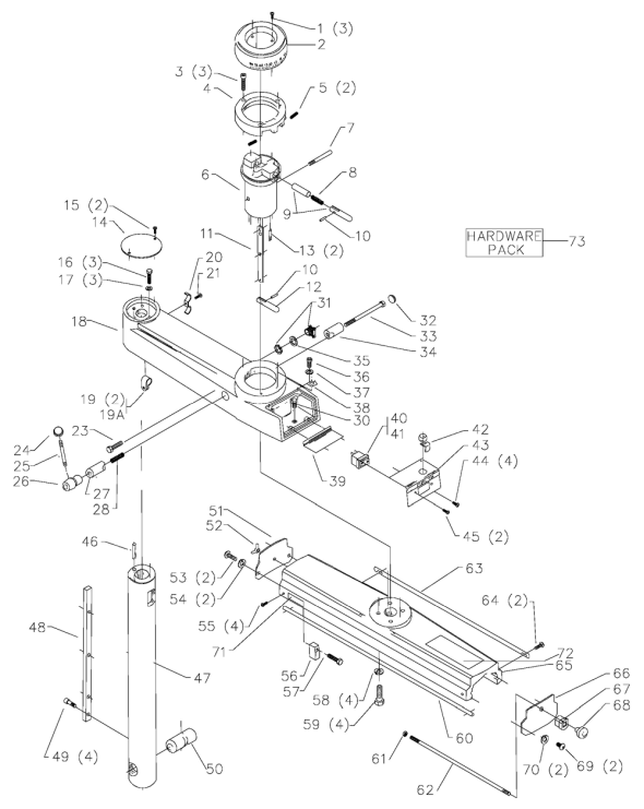 Delta 33-894-Bdk Type-1 Diagram and Parts List for 33-894-BDK Type-1 Delta Miscellaneous