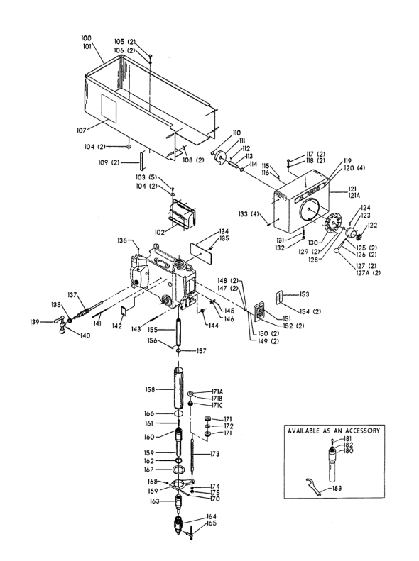 Delta Dp11b Diagram and Parts List for DP11B  Delta Drill Press