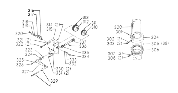 Delta 70-214 Diagram and Parts List for 70-214  Delta Drill Press