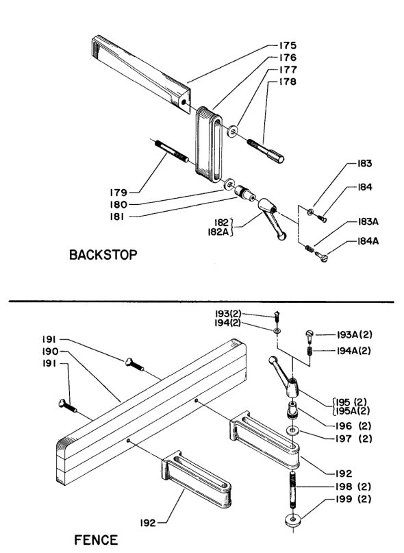 Delta 31-710 Diagram and Parts List for 31-710  Delta Sander Grinder