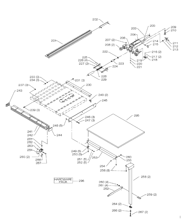 Delta 36-426 Diagram and Parts List for 36-426  Delta Saw