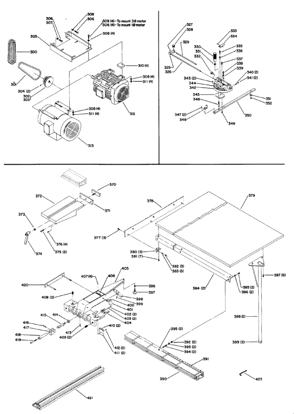 Delta 34-890 Diagram and Parts List for 34-890  Delta Saw