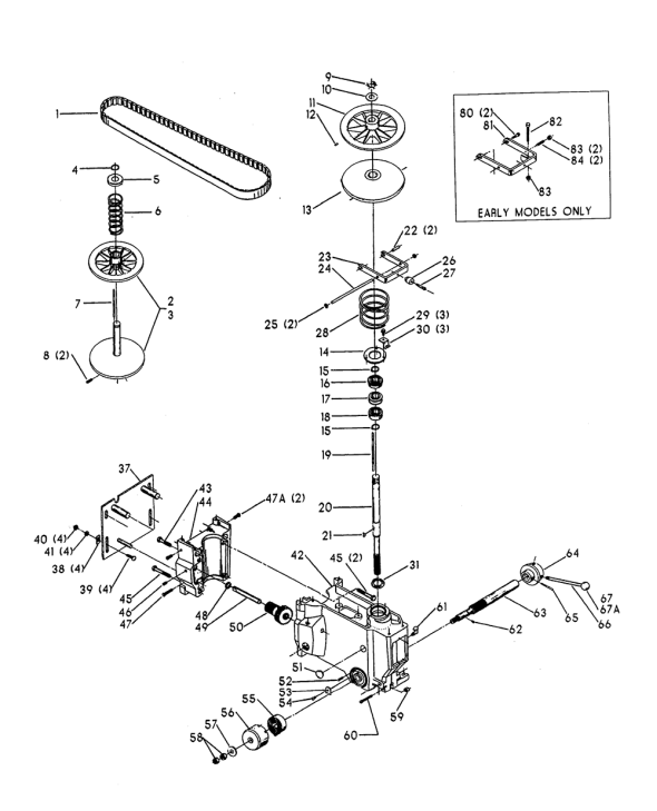 Delta Dp11b Diagram and Parts List for DP11B  Delta Drill Press