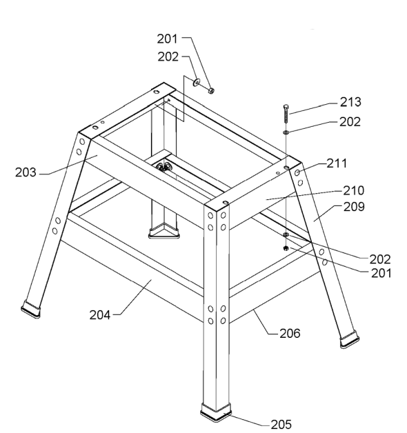 Delta Sa350 Diagram and Parts List for SA350  Delta Sander Grinder