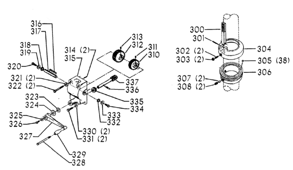 Delta 70-292-Bdk Type-1 Diagram and Parts List for 70-292-BDK Type-1 Delta Drill Press
