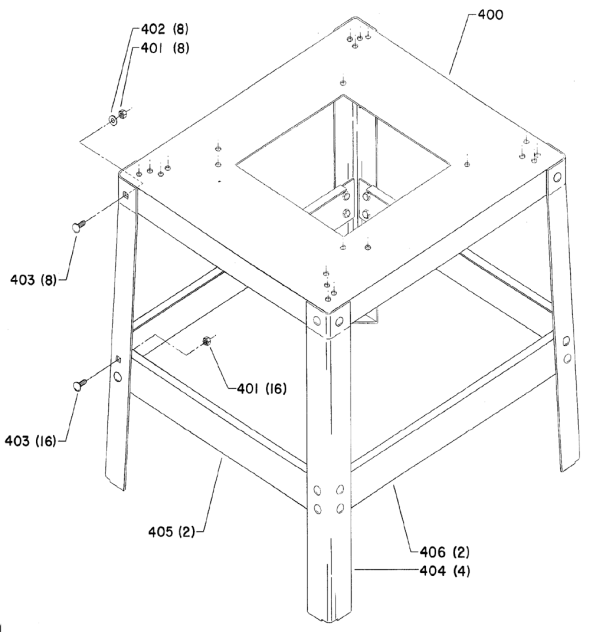 Delta 34-402 Diagram and Parts List for 34-402  Delta Saw
