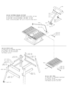 Delta 36-546 Diagram and Parts List for 36-546  Delta Saw