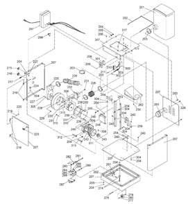 Delta 52-626 Type-1 Diagram and Parts List for 52-626 Type-1 Delta Sander Grinder