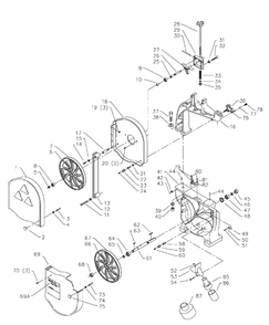 Delta 28-231-Bdk Type-1 Diagram and Parts List for 28-231-BDK Type-1 Delta Saw