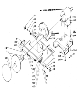 Delta 31-105 Diagram and Parts List for 31-105  Delta Sander Grinder