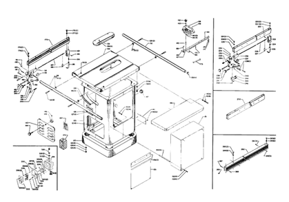 Delta 34-775 Diagram and Parts List for 34-775  Delta Saw
