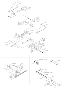 Delta 36-Rt40-575 Type-1 Diagram and Parts List for 36-RT40-575 Type-1 Delta Saw