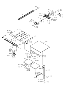 Delta 36-889 Diagram and Parts List for 36-889  Delta Saw