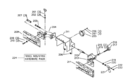 Delta 43-445 Diagram and Parts List for 43-445  Delta Shaper