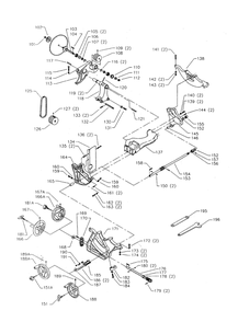 Delta 34-766 Type-4 Diagram and Parts List for 34-766 Type-4 Delta Saw