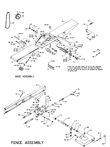 Delta 37-315 Diagram and Parts List for 37-315  Delta Planer Jointer