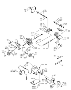 Delta 36-490 Diagram and Parts List for 36-490  Delta Saw