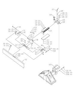 Delta 52-858 Diagram and Parts List for 52-858  Delta Planer Jointer