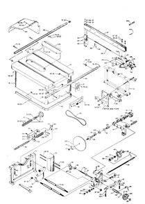 Delta 34-425 Diagram and Parts List for 34-425  Delta Saw