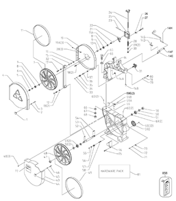 Delta 28-276 Type-1 Diagram and Parts List for 28-276 Type-1 Delta Saw