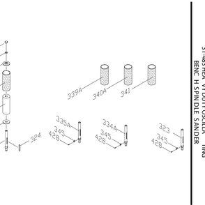 Part Location Diagram of DPEC000741 Delta Sanding Sleeve